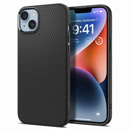 Spigen Liquid Air Apple iPhone 14 Case (Black) ACS05037 - Casebump