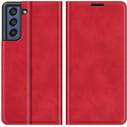 Samsung Galaxy S21 Plus Wallet Case Magnetic - Red - Casebump