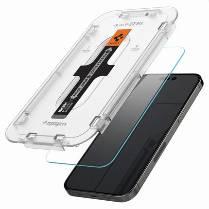 Spigen Glass Apple iPhone 14 Pro Max Met Montage Frame EZ FIT - 2 Pack AGL05202 - Casebump