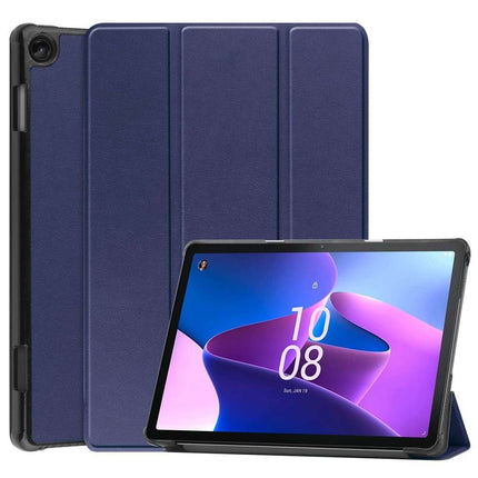 Lenovo Tab M10 Gen 3 Smart Tri-Fold Case (Blue) - Casebump