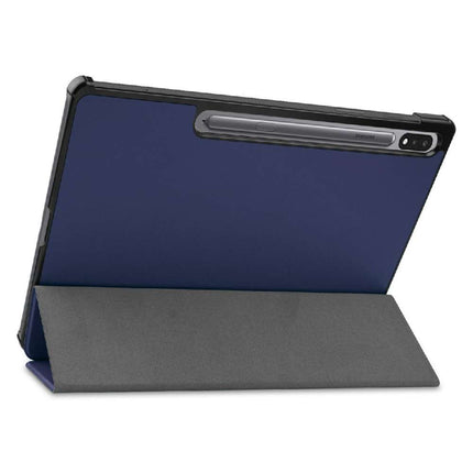 Samsung Galaxy Tab S8 Plus Smart Tri-Fold Case (Blue) - Casebump