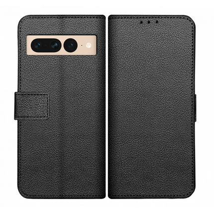 Google Pixel 7 Pro Wallet Case (Black) - Casebump