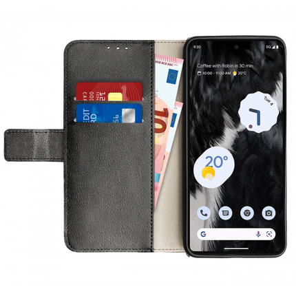 Google Pixel 7 Pro Wallet Case (Black) - Casebump