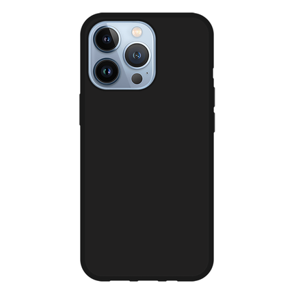 Apple iPhone 14 Pro Soft TPU Case with Strap - (Black) - Casebump