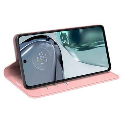 Motorola Moto G62 5G Wallet Case Magnetic - Pink - Casebump