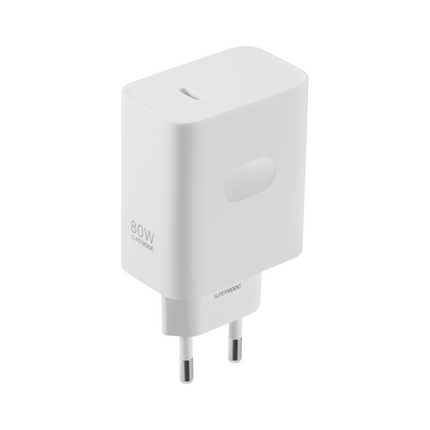 OnePlus SUPERVOOC (80W) USB-C Power Adapter - White - Casebump