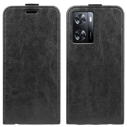 Oppo A57 Flip Case (Black) - Casebump