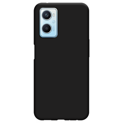 Oppo A96 Soft TPU Case with Strap - (Black) - Casebump