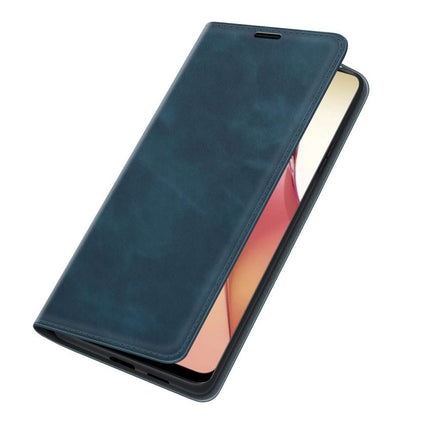 Oppo Reno8 5G Wallet Case Magnetic - Blue - Casebump