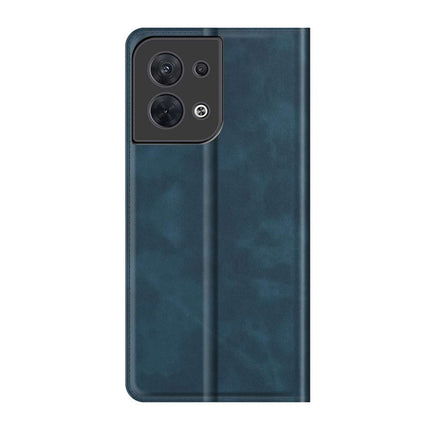 Oppo Reno8 5G Wallet Case Magnetic - Blue - Casebump