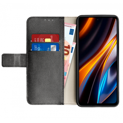 Poco X4 GT Wallet Case (Black) - Casebump