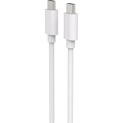 Essential USB-C PD Charger (20W) White + Essential USB-C PD Cable (150cm) White - Casebump