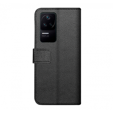 Poco F4 Wallet Case (Black) - Casebump